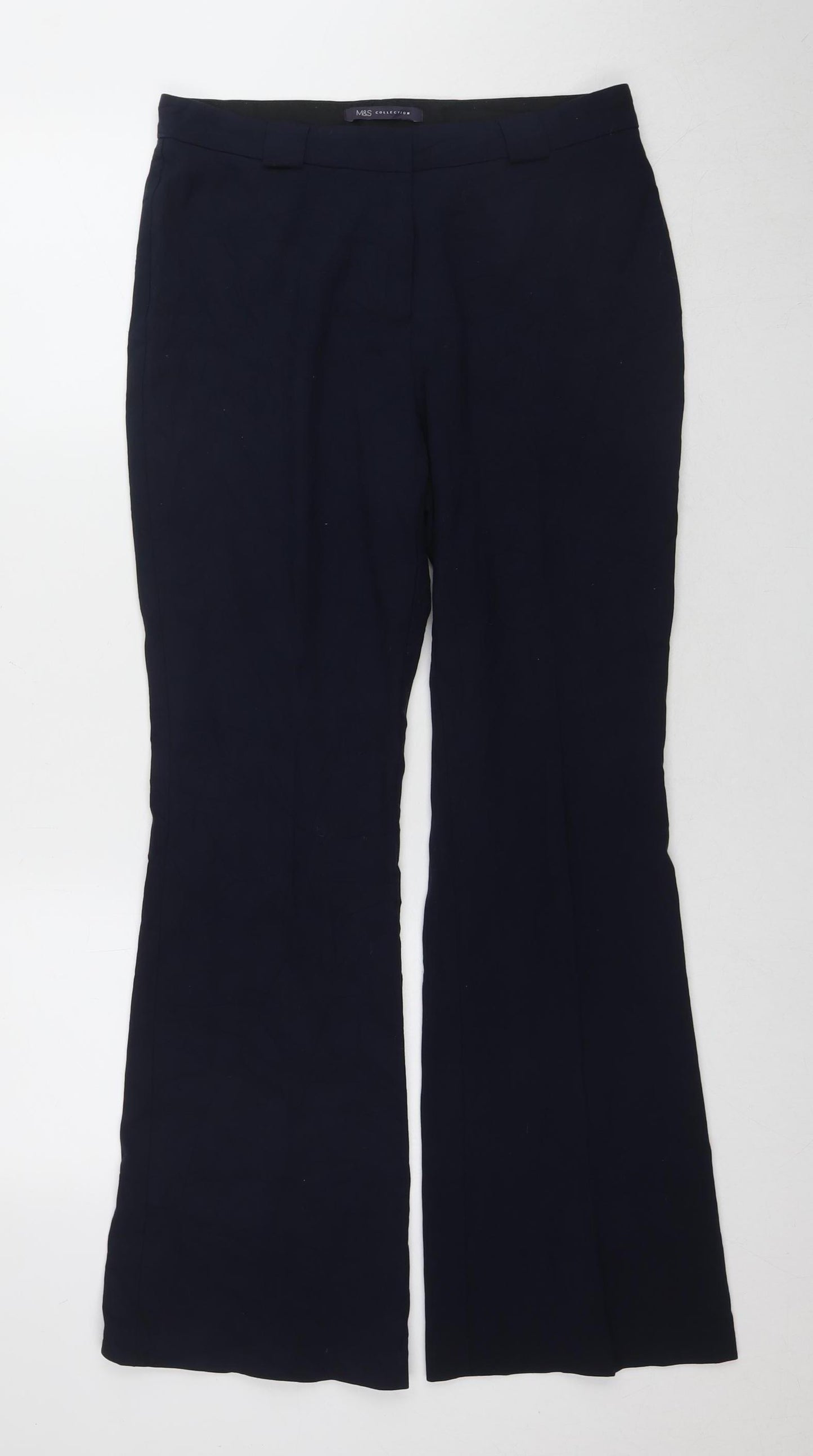Marks and Spencer Women's Blue Trousers Size 10
