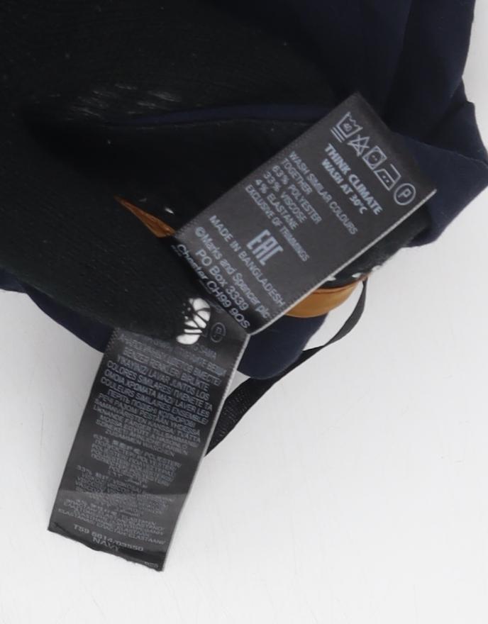 Marks and Spencer Women's Blue Trousers Size 10