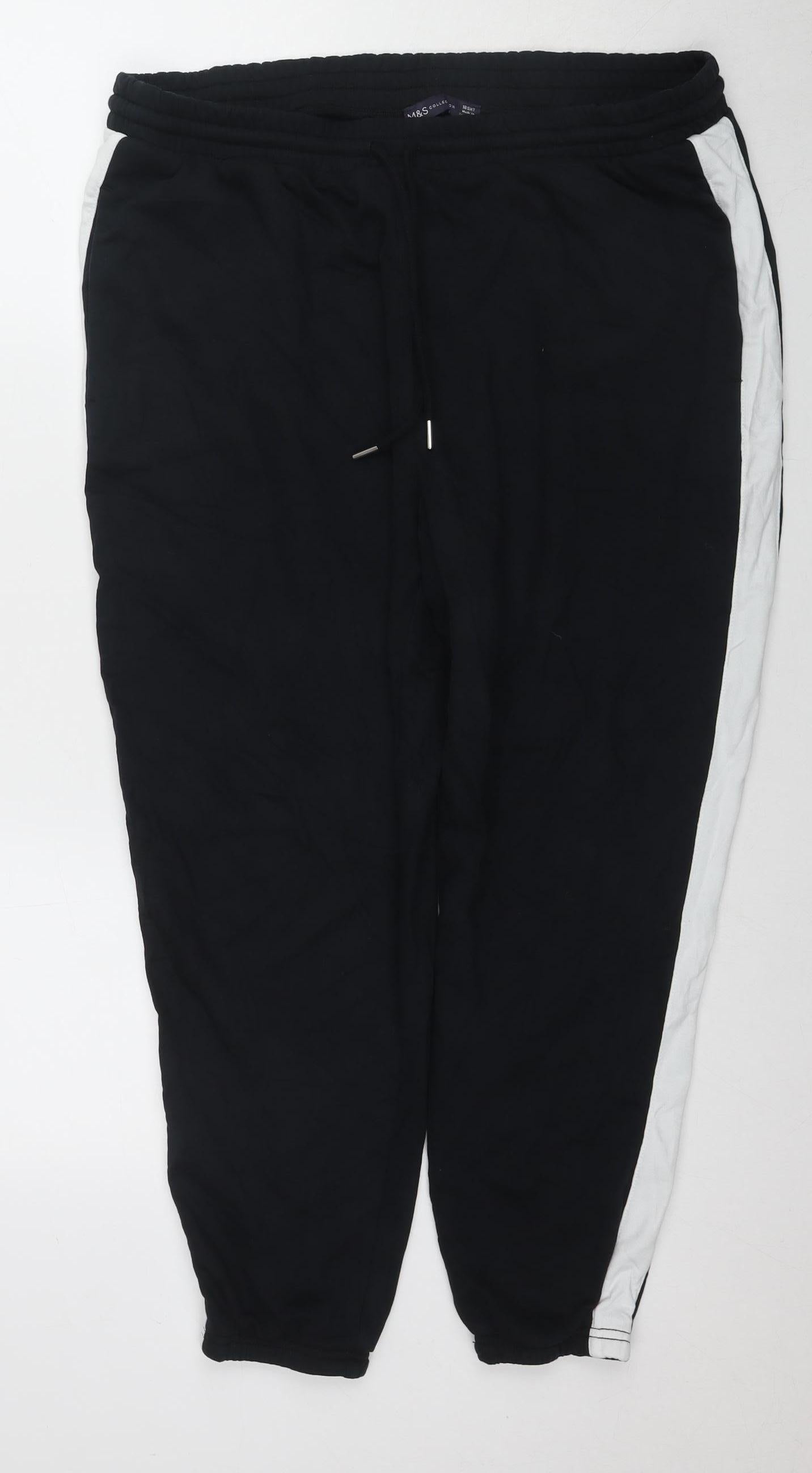 Marks & Spencer Women's Black Jogger Trousers