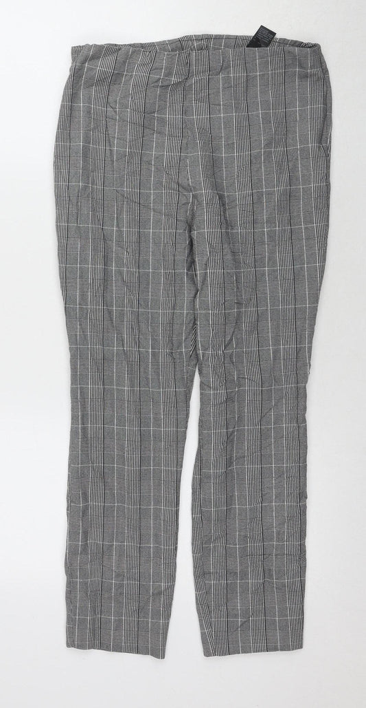 Marks and Spencer Women's Grey Check Dress Pants