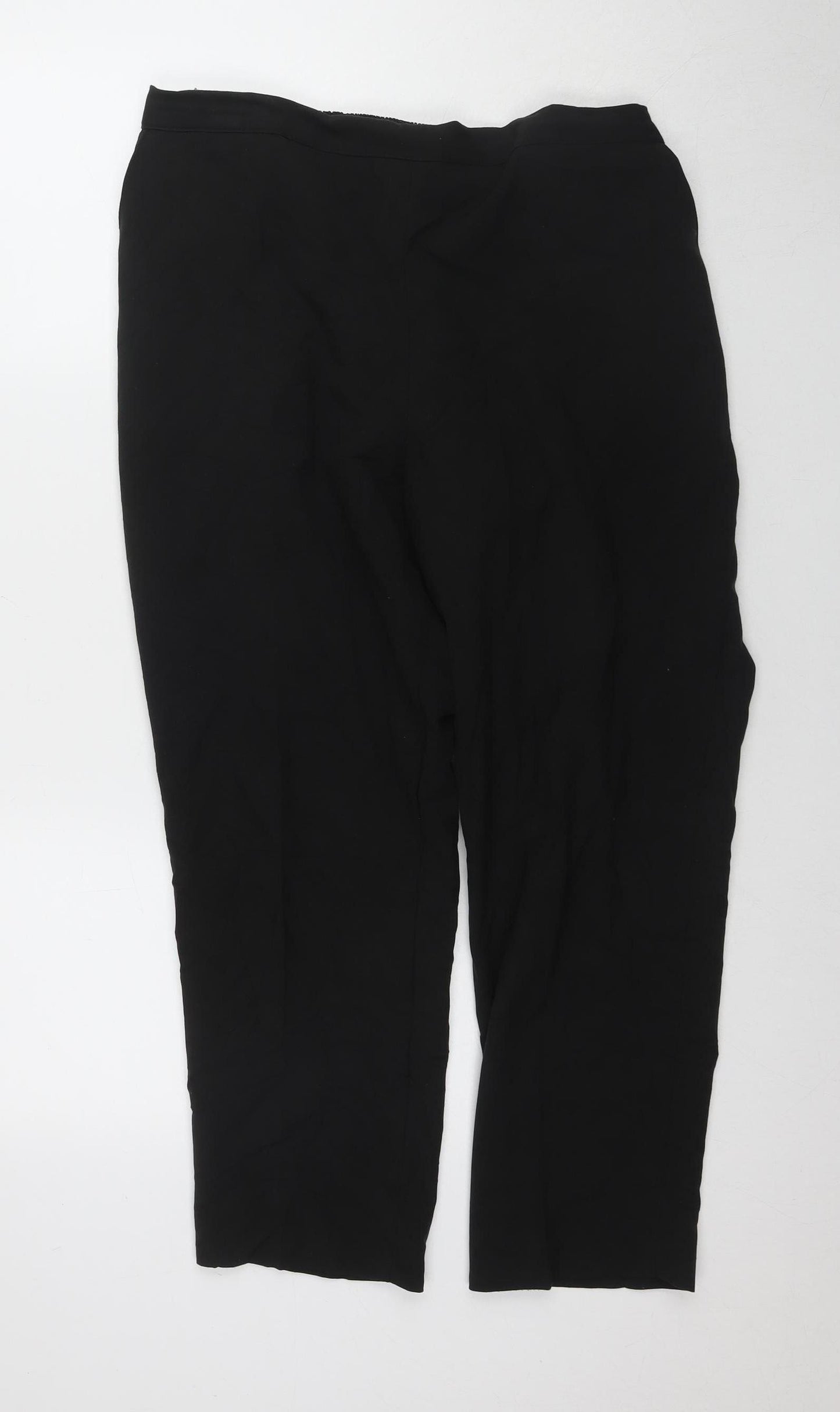 PINNS Women's Black Regular Trousers Size 16