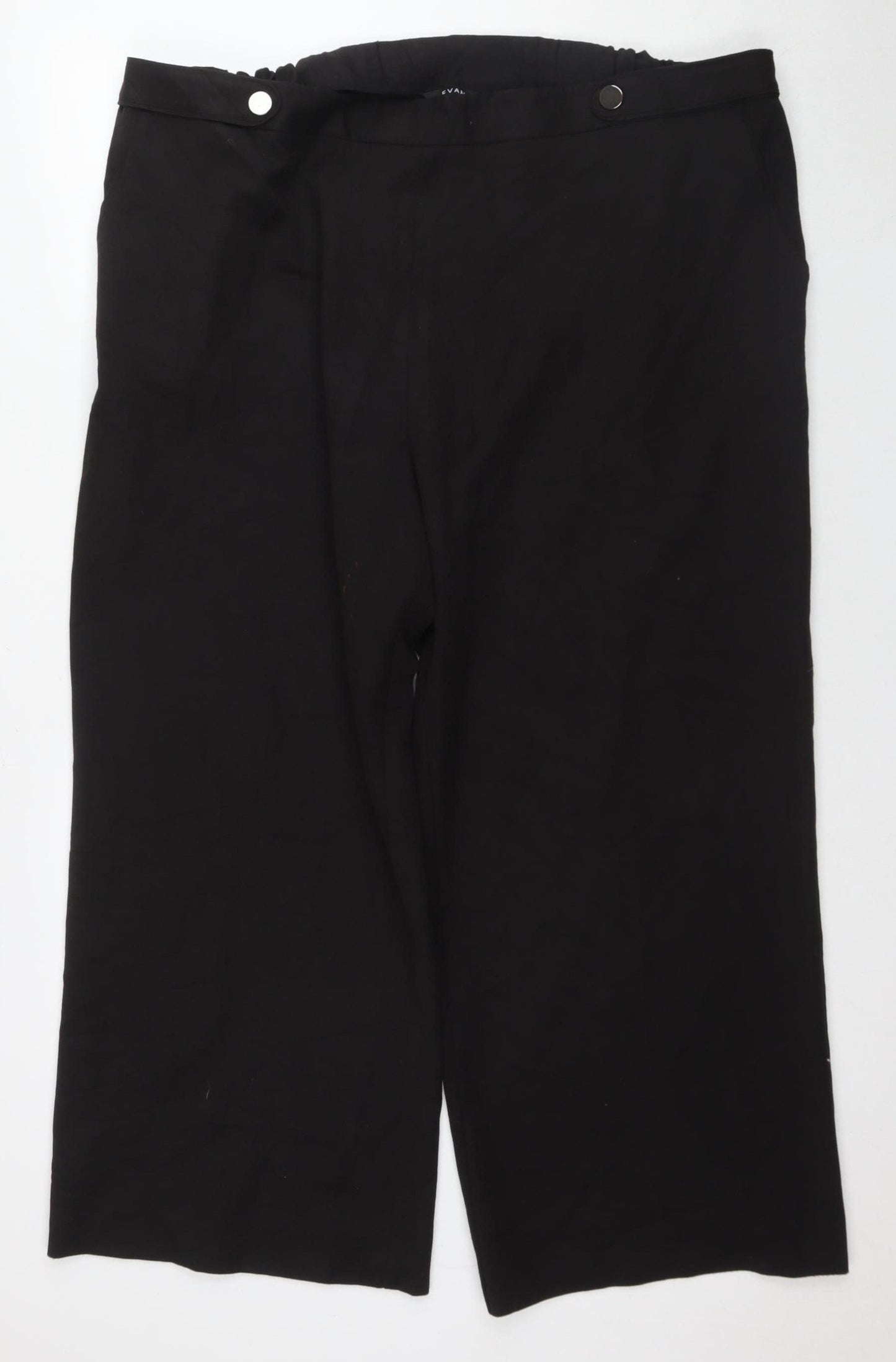 Evans Black Women's Trousers Size 22