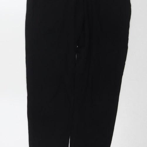 The Idle Man Men's Black Jogger Trousers Size S