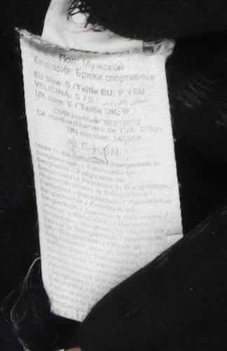 The Idle Man Men's Black Jogger Trousers Size S