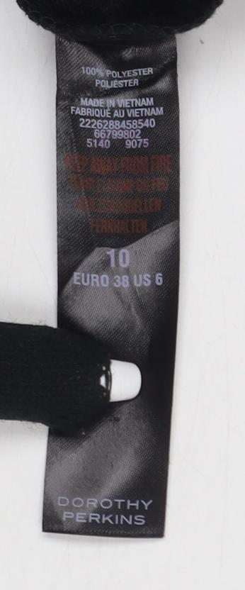 Dorothy Perkins Women's Black Trousers Size 10