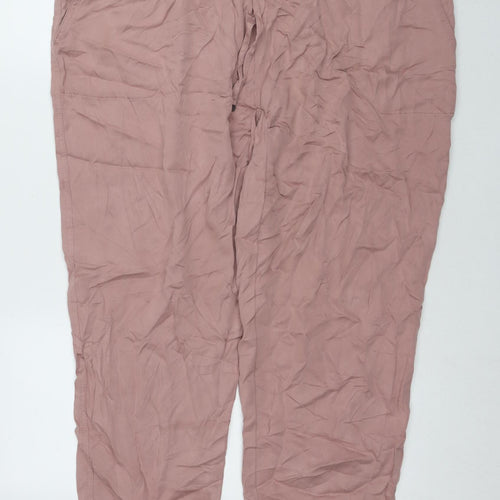 Debenhams Women's Pink Casual Trousers Size 18