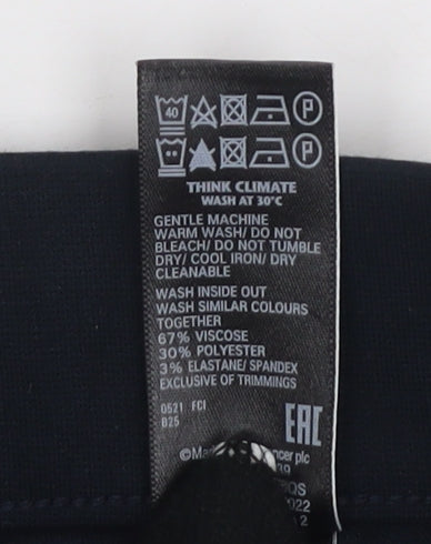 Marks and Spencer Women's Blue Trousers Size 10