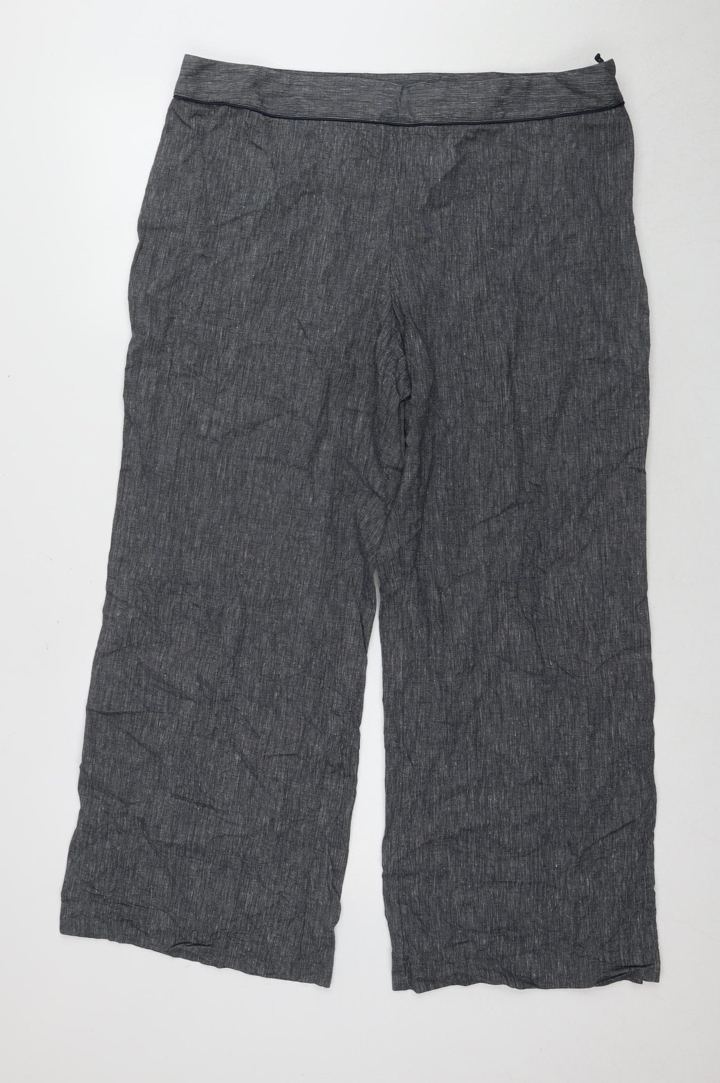 Marks and Spencer Women's Blue Trousers Size 18