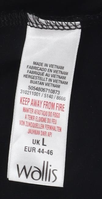 Wallis Black Women's Jegging Trousers - Size L