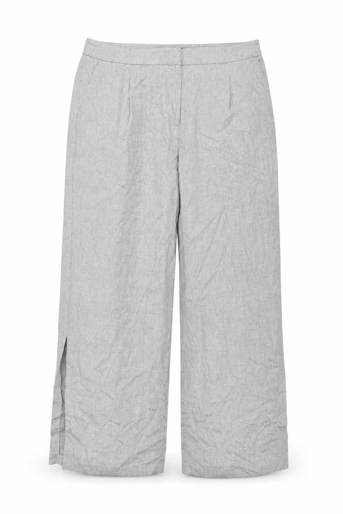 Front view of Marks & Spencer Women's Grey Trousers UK 18