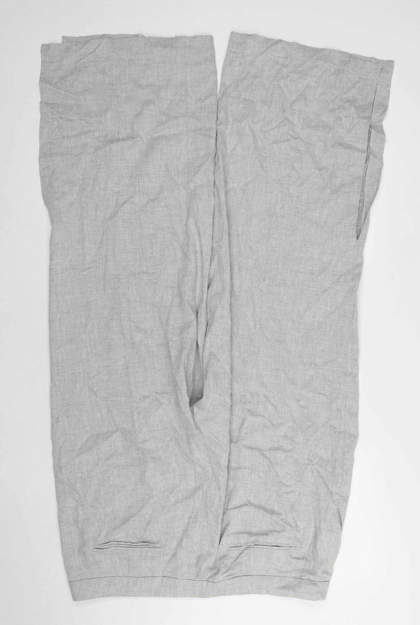 Marks and Spencer Women's Grey Trousers UK 18