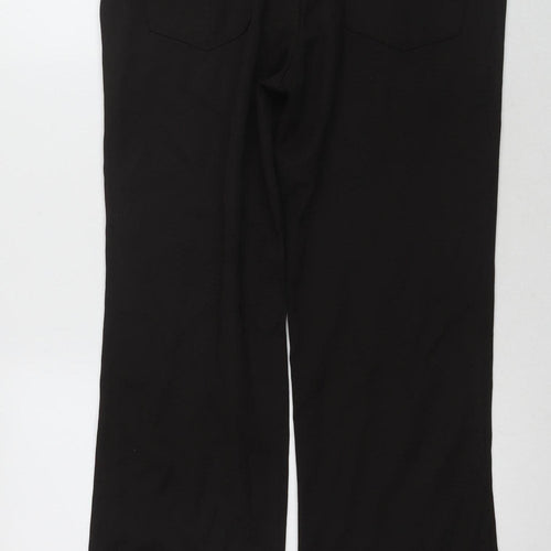 Next Men's Black Dress Pants, Size M, Regular Fit, Formal Wear