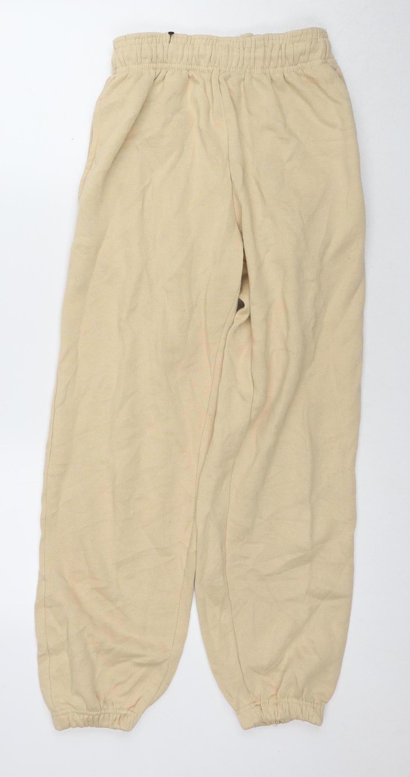 Rebellious Beige Women's Jogger Trousers Size 6