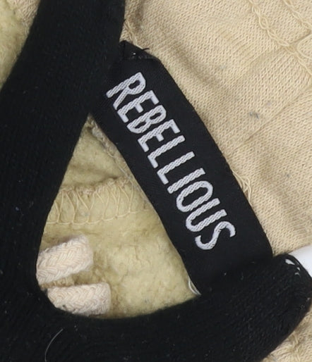 Rebellious Beige Women's Jogger Trousers Size 6