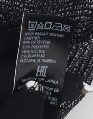 Marks and Spencer Women's Black Trousers Size 14