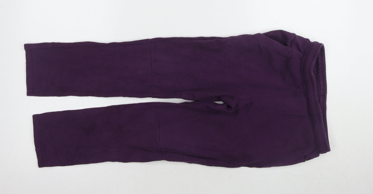 GapFit Unisex Kids Purple Sweatpants M Activewear Stretch