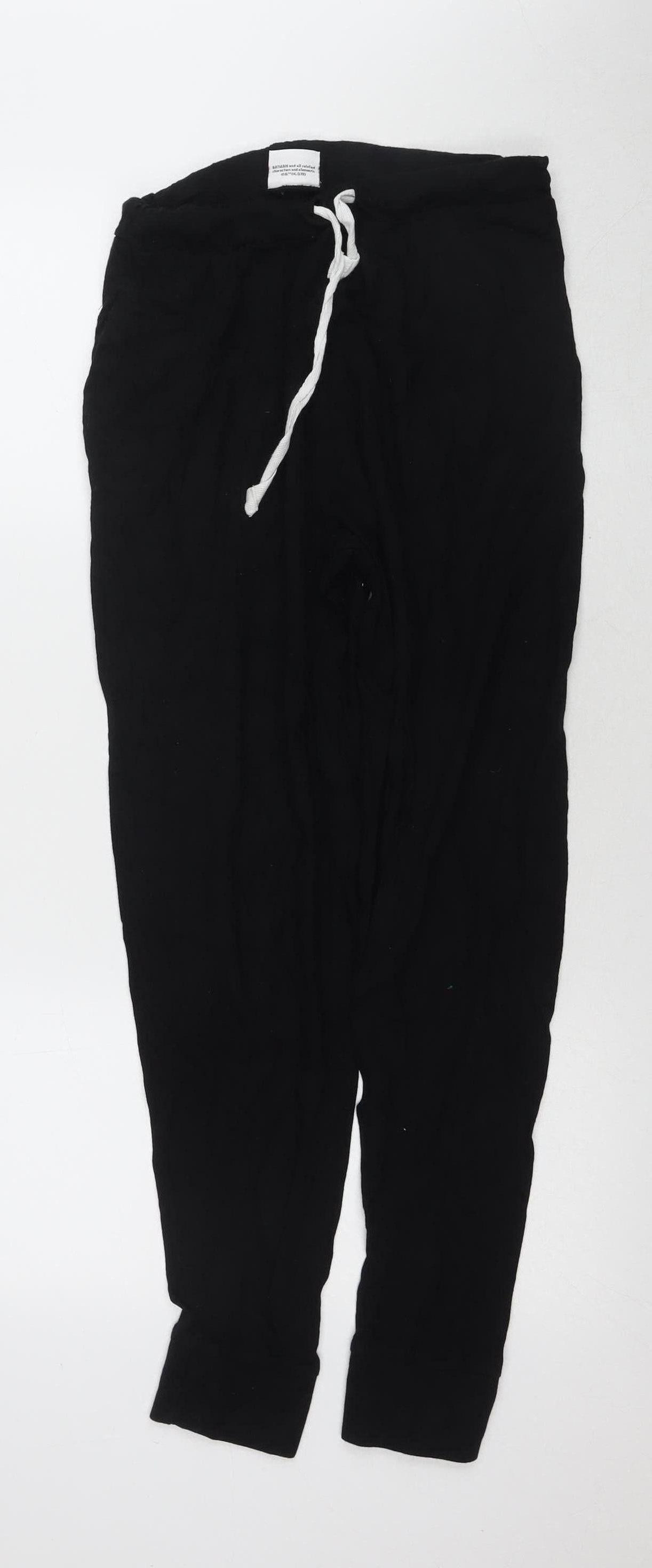Batman Men's Black Cotton Pyjama Pants - Size S