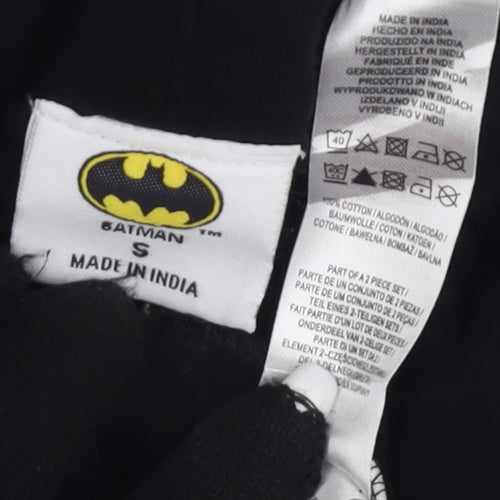 Batman Men's Black Cotton Pyjama Pants - Size S