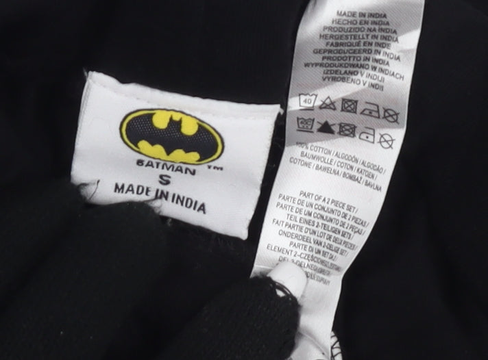 Batman Men's Black Cotton Pyjama Pants - Size S