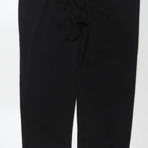 PANTS Men's Black Dress Pants, Size L, Polyester Blend
