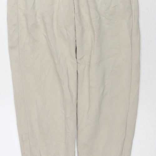 H&M Beige Jogger Trousers - Women's Size 6