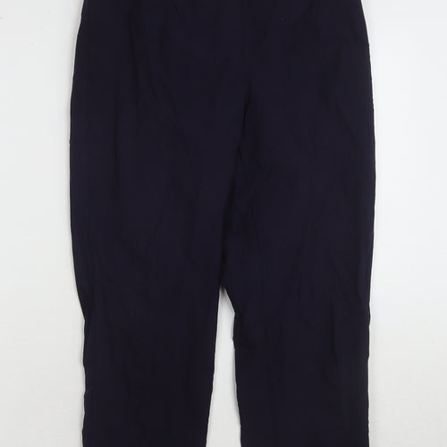 Ficelle Paris Women's Blue Cropped Trousers Size 8