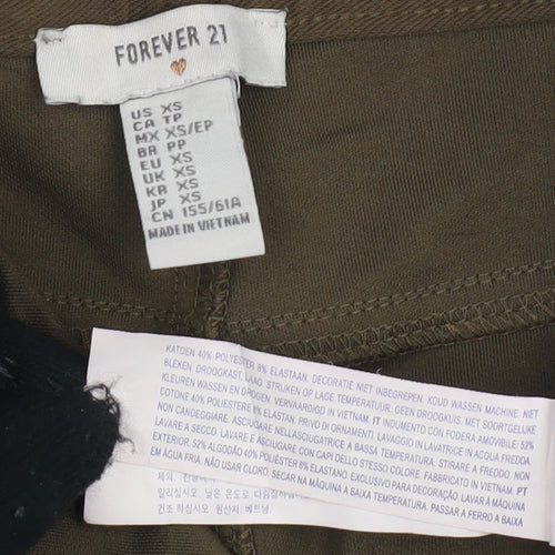 Forever 21 Women's Brown Slim Trousers XS
