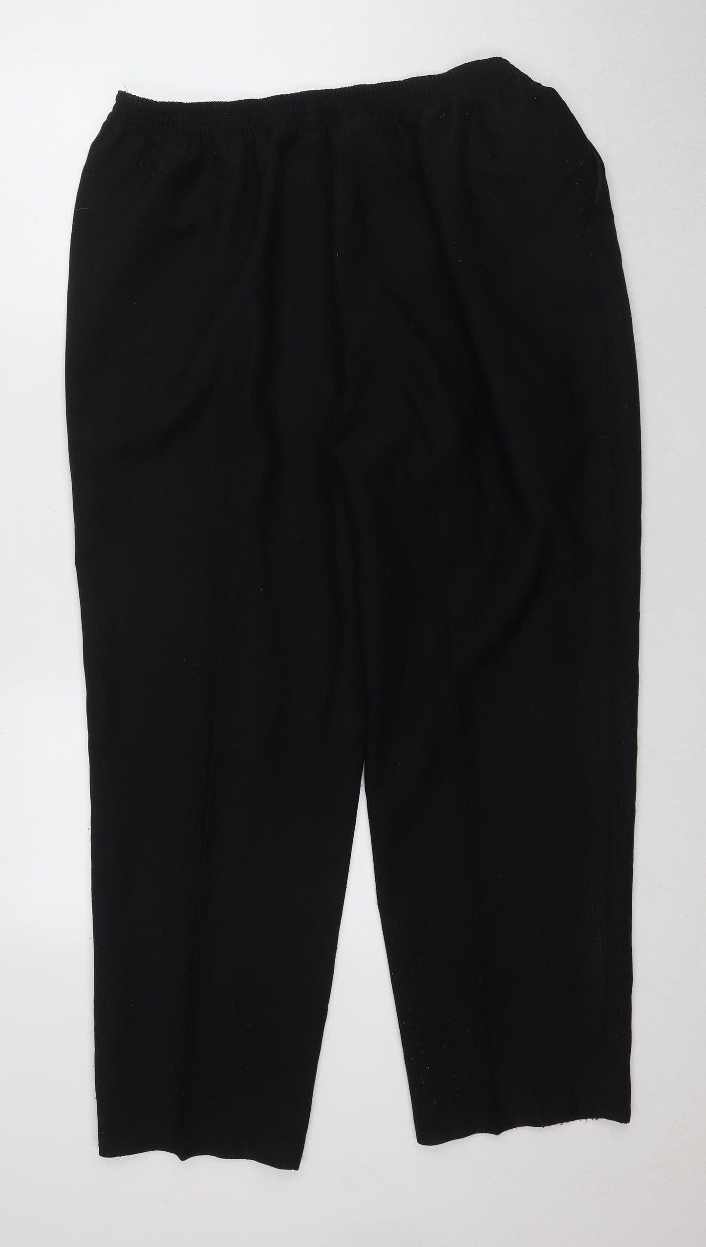 Marks and Spencer Women's Black Trousers UK Size 22