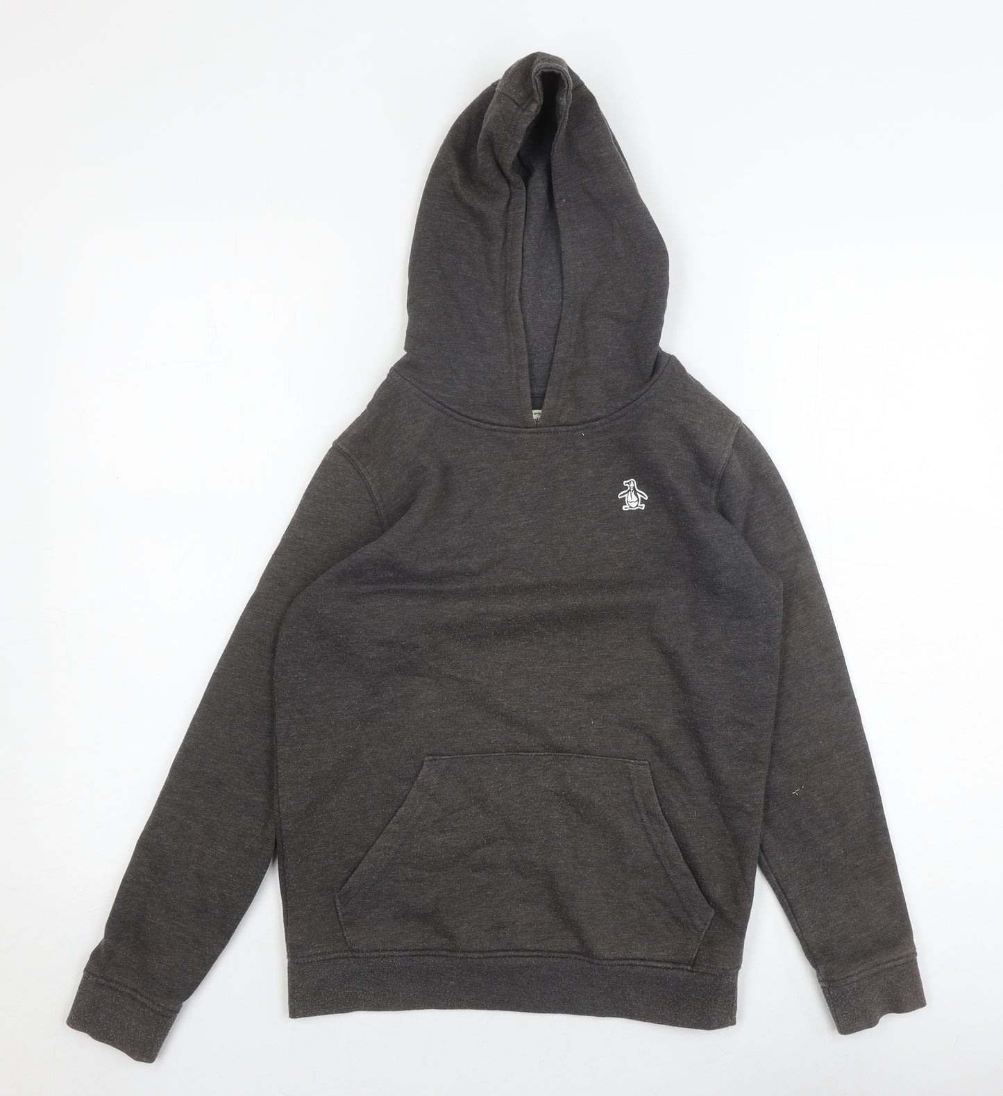 Original Penguin Boys Grey Pullover Hoodie, 10-11 Years