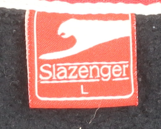 Slazenger Men's Black Pullover Sweatshirt L