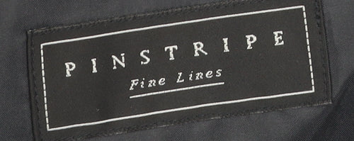 Pinstripe Fine Lines Men's Blazer Black 38S