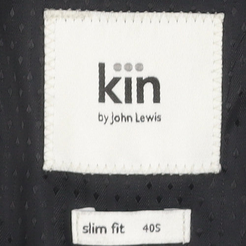 Kin by John Lewis Men's Grey Slim Fit Blazer 40S Slim Business