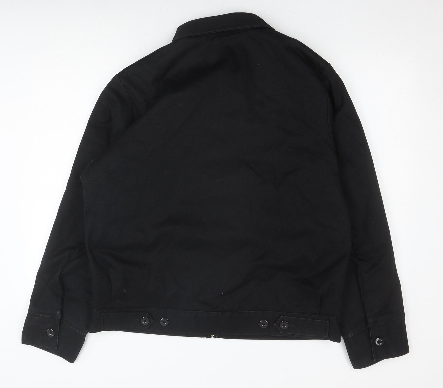 Dickies Men's Black Bomber Jacket Medium Icons