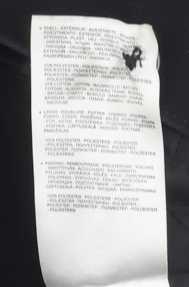 Dickies Men's Black Bomber Jacket Medium Icons