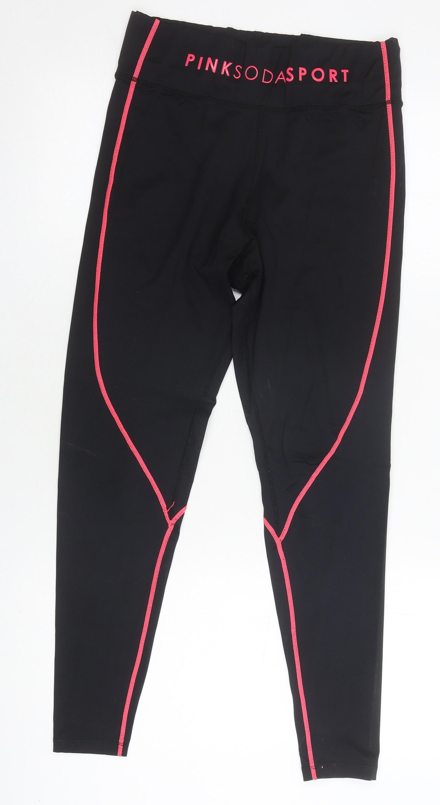 Pink Soda Sport Women's Black Leggings Size 12 Activewear