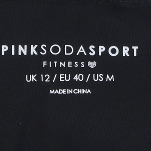Pink Soda Sport Women's Black Leggings Size 12 Activewear