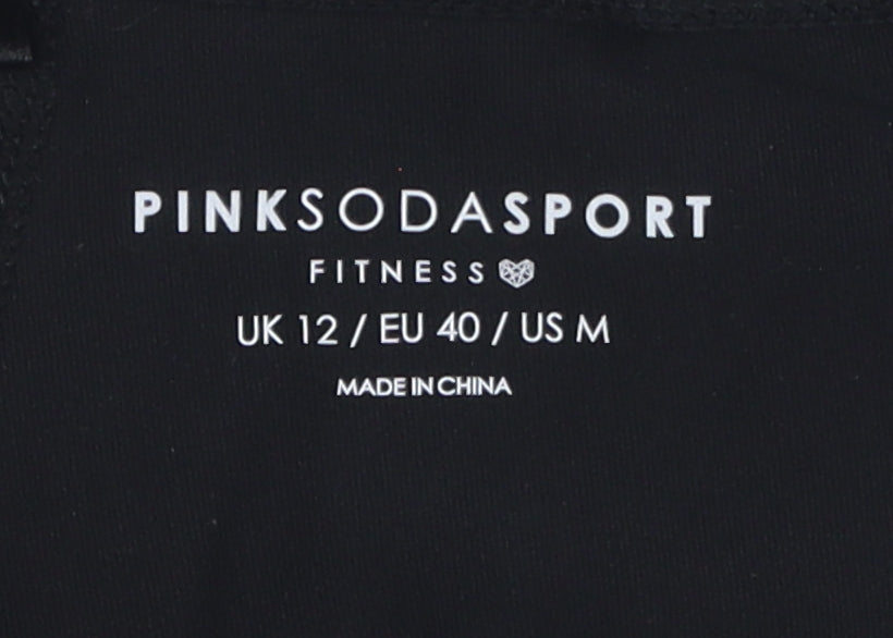 Pink Soda Sport Women's Black Leggings Size 12 Activewear
