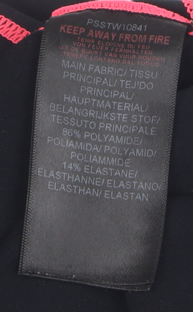 Pink Soda Sport Women's Black Leggings Size 12 Activewear