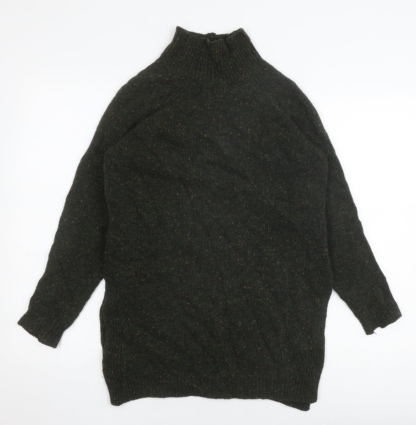 Toast Women's Green Pullover Jumper, Size S, High Neck