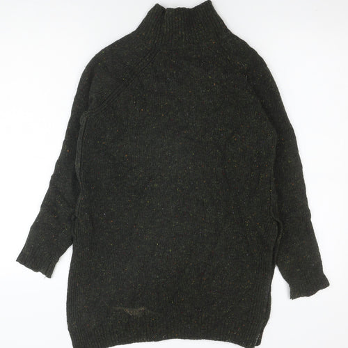 Toast Women's Green Pullover Jumper, Size S, High Neck
