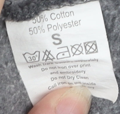 Adidas Men's Grey Pullover Hoodie Small