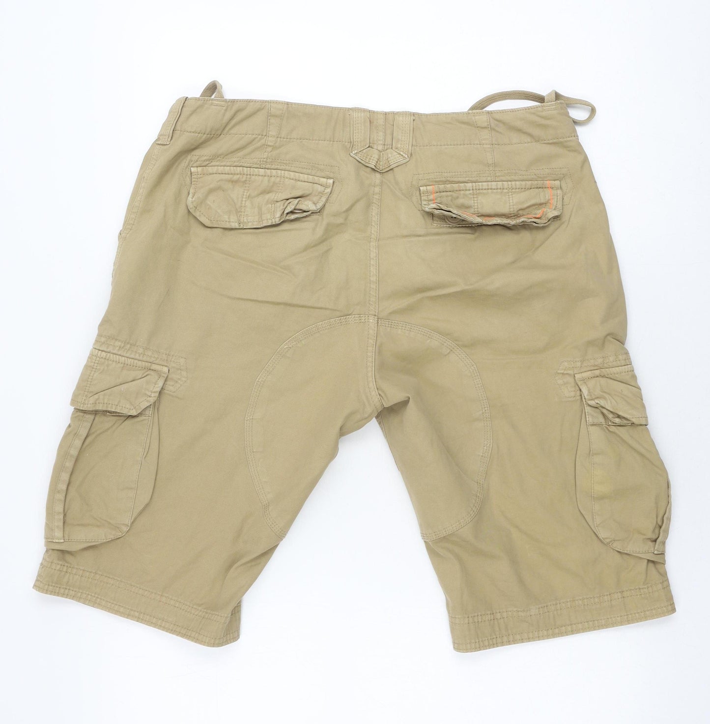 Superdry Men's Beige Cargo Shorts M Regular Fit