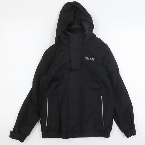 Regatta Boys Black Waterproof Parka Jacket 9-10 Years