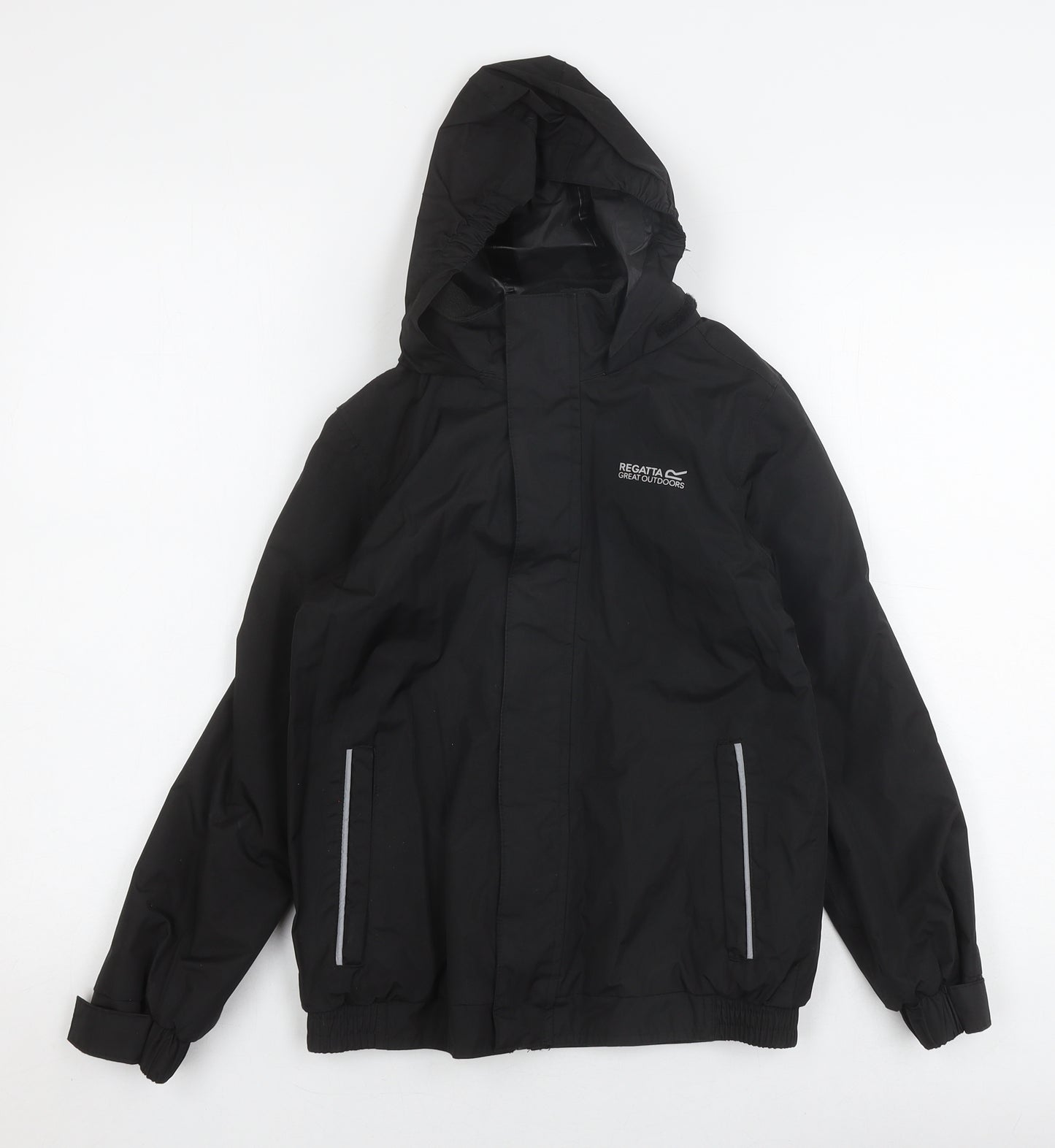 Regatta Boys Black Waterproof Parka Jacket 9-10 Years
