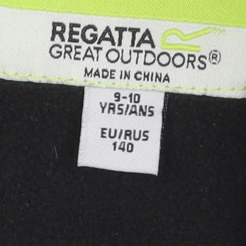 Regatta Boys Black Waterproof Parka Jacket 9-10 Years