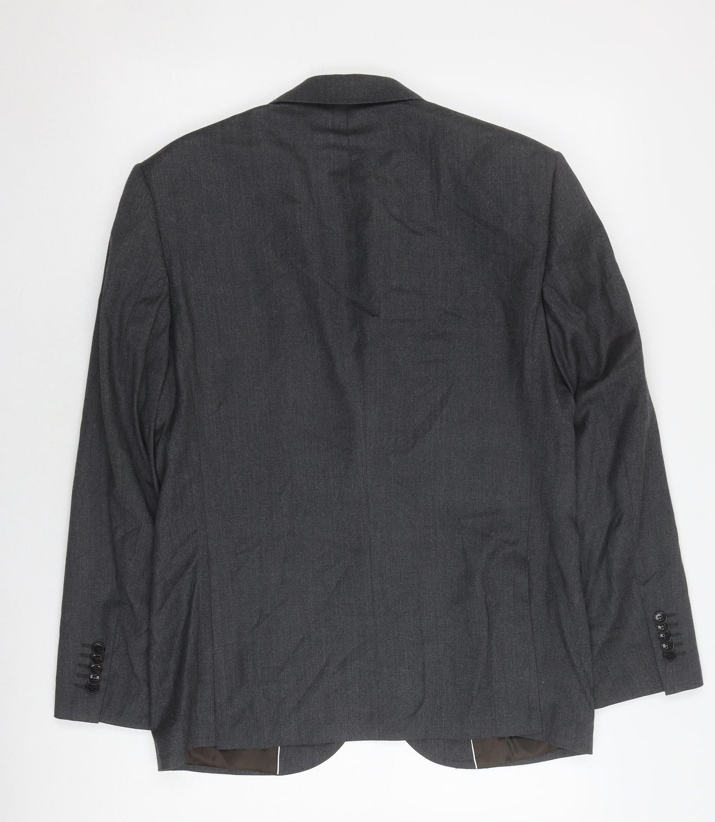 John Lewis Men's Grey 38S Wool Cashmere Blazer