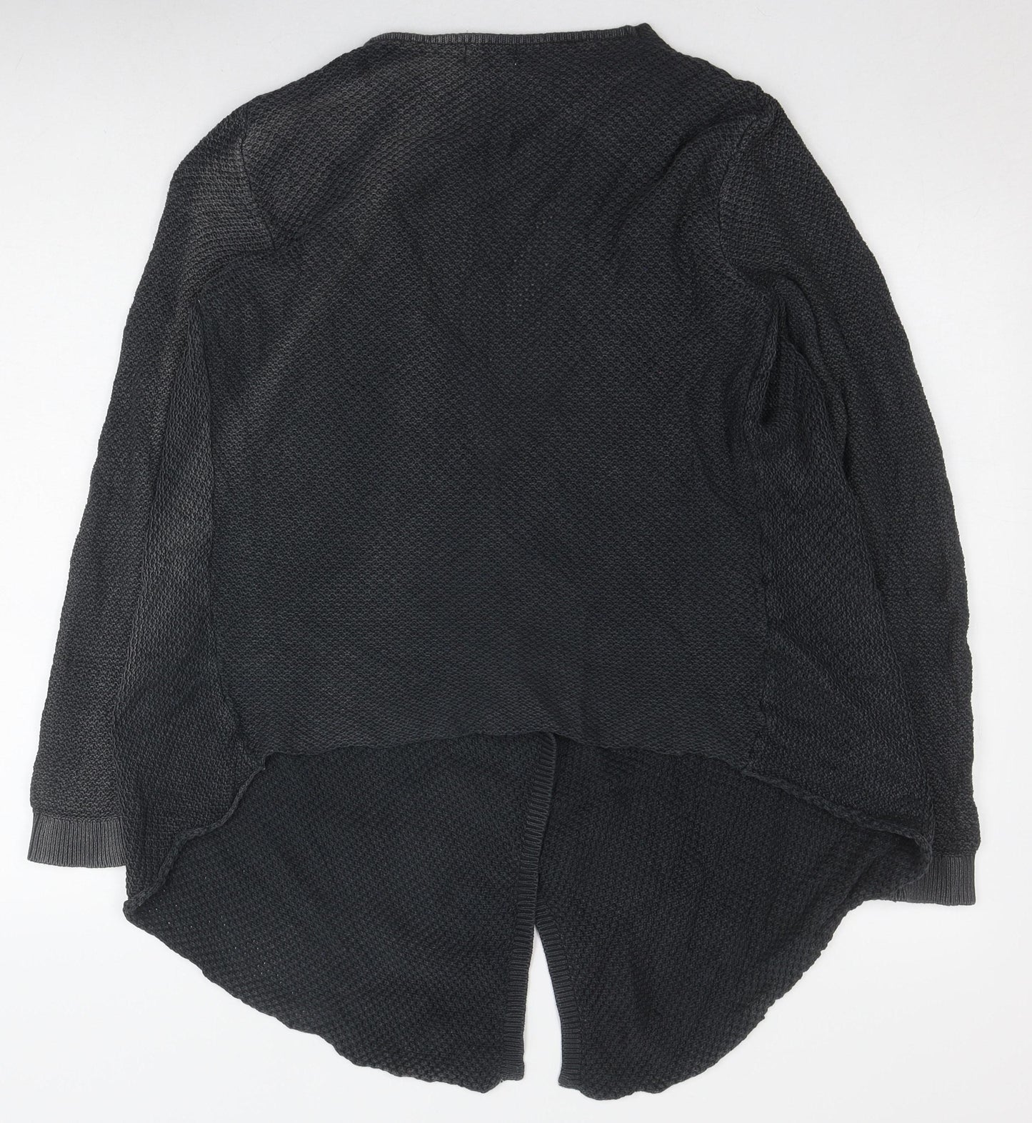 Tezenis Women's Black Cardigan Medium Open Knit
