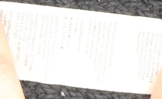 Tezenis Women's Black Cardigan Medium Open Knit