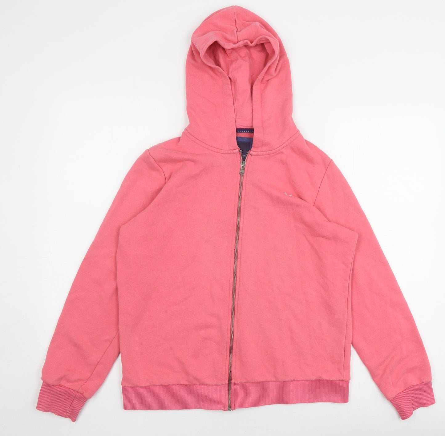 Crew Clothing Women's Pink Casual Hoodie Jacket, Size 14