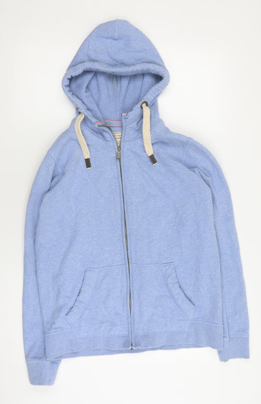 Fat Face Women's Blue Hooded Jacket Size 12